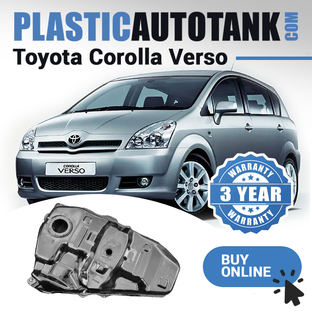Réservoir de Сarburant en Plastique – Toyota Corolla Verso (2004-2009) Essence-Diesel