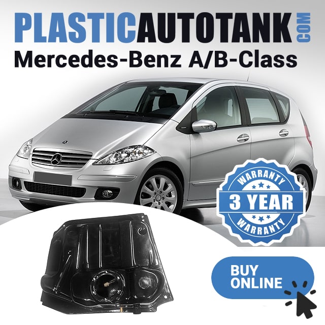 Réservoir de carburant en plastique – Mercedes-Benz A-Class (W169) and B-Class (W245), 2004-2012 Essence/Diesel