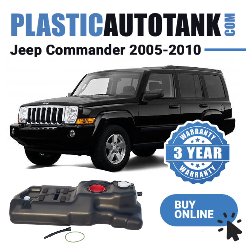 Réservoir de Сarburant en Plastique HDPE - Jeep Commander 2005-2010 3.0 CRD Diesel